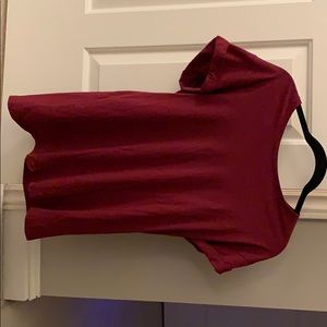 Maroon tee